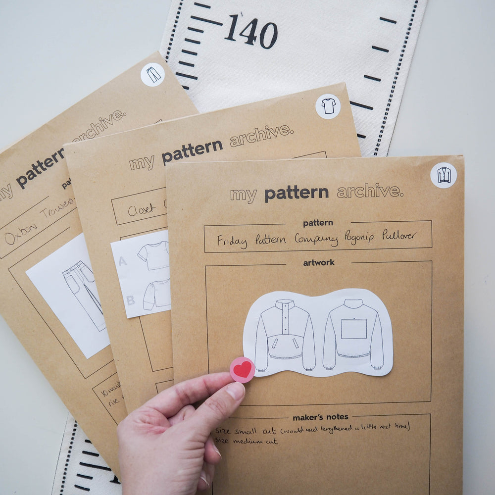 Pattern Archive Envelopes – Patterntrace