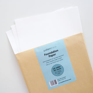 Patterntrace Foundation Paper - US Letter - 8.5 x 11 inches (21.6 x 27.9cm)