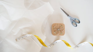 A mock of a toile made from Patterntrace Swedish Tracing Paper 10m × 1m roll – sewable tracing paper for pattern drafting